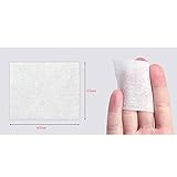 Vococal® 1200 Stück Nichtgewebte Gewebe Kosmetik Make-up Gesicht Reinigung Entferner Pads Wattepads, Weiß - 5