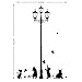 YESURPRISE New PVC Home Art Decor Mural Naughty Cats, Birds and Street light Lamp Post Wall Stickers Mural Art Decoration For Bedroom/Livingroom/Televison Removable Studyroom sofa Wallpaper Paper House Kids Boys Girls Room Decorative DIY Decoration
