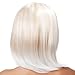 THZ Short Super Natural Women's Bob style Straight Blonde Heat resistant Cosplay Full Hair Wigs