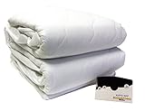 Biddeford 5201505222100 54 Par 75Inch Jupe de lit Matelas Chauffant, complet, naturel
