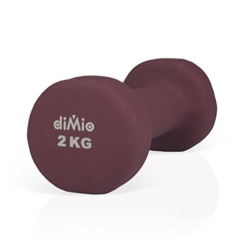diMio Neopren Gymnastik Hanteln 0,5 – 6 kg im Doppelpack, Soft-Grip, für Fitness, Ausdauertraining und Muskelaufbau - 2