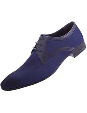 CAPRIUM Herren Schnürhalbschuhe JEANS Business Schuhe Fein