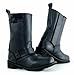 Produktbild Leder Stiefel Motorrad Custom Touring Wasserdicht Damen Herren Schwarz 40