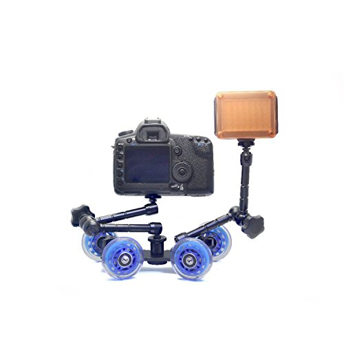 QUMOX DSLR vid  o Gopro Hero Cam  ra Trolley Car friction Dolly Skater reposer bras jambes stabilisatrices ralenti timelapse hyperlapse pour Action Sport cam  ra cam  ra casque DSLR Canon Nikon Sony Fujifilm Olympus S  1000 SJ3000 SJ4000 SJcam SJ5000 ainsi wifi Gopro Hero 1 2 3 3     4 1080p 720p 60fps Full HD