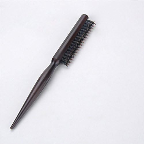 Fluffy Dish Hair Bristle Comb Brush Hairdressing Professional Styling Paddle Barber Tool Wood Handle