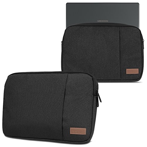 Medion Akoya E3216 H  lle Notebook Tasche in Schwarz oder Grau Laptop Schutzh  lle Case Cover Etui  Farbe Schwarz