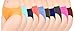 ELK Womens brief 100% Cotton Ladies Plain Bright Panty Innerwear Inner Elastic 10 Color Combo RS.449.00
