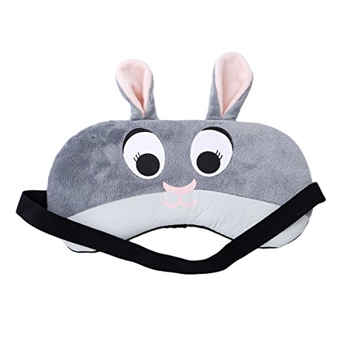 ODN Cartoon Premium Schlafmaske mit Kühlkissen Für tiefen Schlaf und Optimale Erholung (Kaninchen)