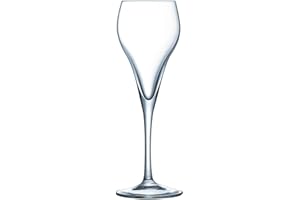 Arcoroc H8466 Flûte à Champagne Brio, Verre Ultra Transparent, 9,5 cl