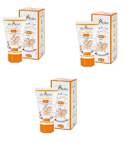 Preisvergleich Produktbild Helan – Sonne Kinder Sonnencreme SPF 25 3 Packung von 75 ml