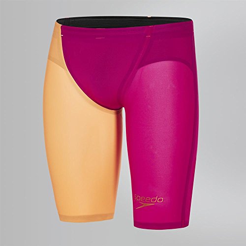 Speedo 8-09145C294 Bañador de Competición, Hombre, Rojo (Magenta/Fluo Orange), 20