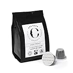 CRU Kafe Fairtrade Organic Coffee Capsules Nespresso Compatible - Light Roast (48 pods)
