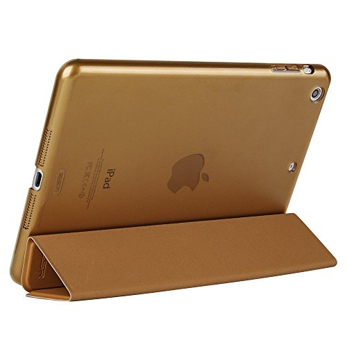 iPad Mini Hülle, ESR® Yippee Series Auto Aufwachen / Schlaf Funktion PU Ledertasche mit Durchschaubar Rückseite Abdeckung Schutzhülle für iPad mini 3/2/1 (Braun) - 4