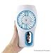 Produktbild LIJJY USB-Handventilator, tragbarer Mini-Zerstäuber für den persönlichen Gebrauch, weiche Luft und extrem leise, geeignet für Reisen, Heim und Büro, blau