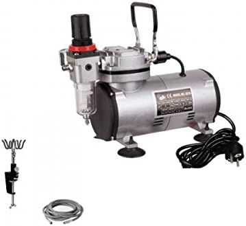 Airbrush Compressor Set 'Light' Kleinkompr Essor with Fixings