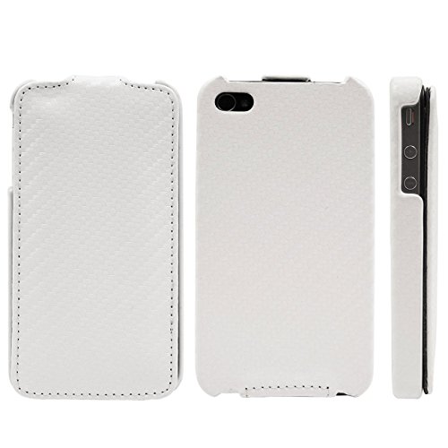 G-HUB® - Smart Flip Case for iPhone 5 & iPhone 5S - Flip Case Funda en BLANCO para Apple iPhone 5 & iPhone 5/S