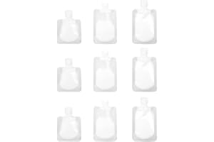 CWED 9 Stück Travel Essentials-auslaufsichere Reise Container, reiseflaschen zum befüllen,Shampoo Flaschen zum befüllen,Shampoo Creme Spülung Körperpflege