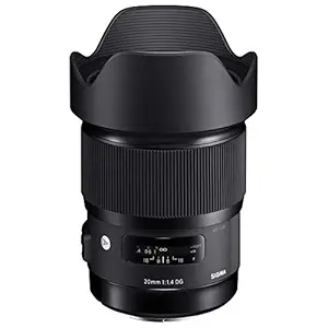 Sigma 20mm f/1.4 DG HSM Art Lens for Sony E-Mount Cameras (Black)