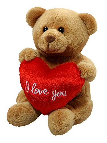 Carl Dick Peluche - Oso con corazón (Felpa , 13cm) 1559001