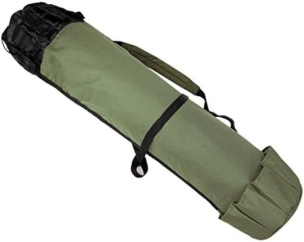Big Size Fishing Rod and Reel Organizer Carry Travel Case Canvas Bag Portable Outdoor Fishing Tackle Reel Organizer Holder Waterproof Bag