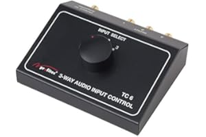 profitec TC 6 Audio Umschaltpult Aux/Cinch Umschalter mit 3 Eingängen