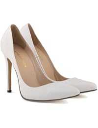 Xianshu Moda Para Mujer Boca Baja Cerrado-dedo del Pie Zapatos de Tacón Alto Bombas