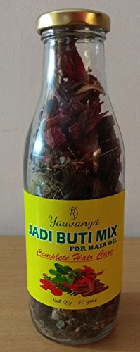 Yauvanya Fai il tuo olio per capelli Fai da te Mix Jadi Buti (11 erbe) per la cura dei capelli completa