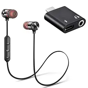 G S GOLDSTEIN STAR Wireless Bluetooth Neckband Earphone with Mic