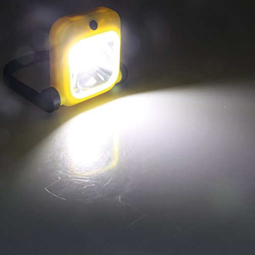 LED Baustrahler Arbeitsleuchte mit Akku, 8Watt, 750 Lumen, leichtes Gehäuse, mit Tragegriff - 3
