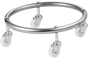 COLLBATH Supporto Mobile Per Bombola Di Gas Con Ruote Base Per Serbatoio Di Gas Robusta E Pratica Facile Da Spostare Adatta Per Campeggio E Uso Domestico