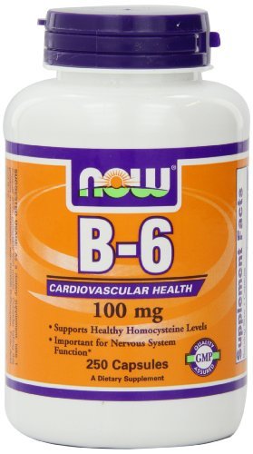 Preisvergleich Produktbild B-6, 100 mg, 250 Kapseln - Now Foods