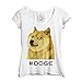 Produktbild T-shirt Femme Col Rond Echancré Doge Is Love Doge I Life Meme Dog Fun Humour
