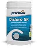 Cloro de disolución muy rápida con un 56% de cloro activo.