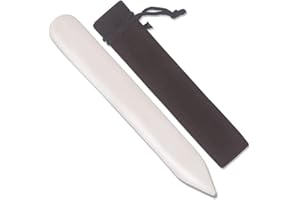 ZCYKJ Genuine Bone Folder Paper Creaser Set Scorer Crease Marker Card Making Office Supplies Handmade Book Bookbinding Craft Scoring Folding Creasing Paper Crafting Scrapbooking Tool DIY Leather Burnishing