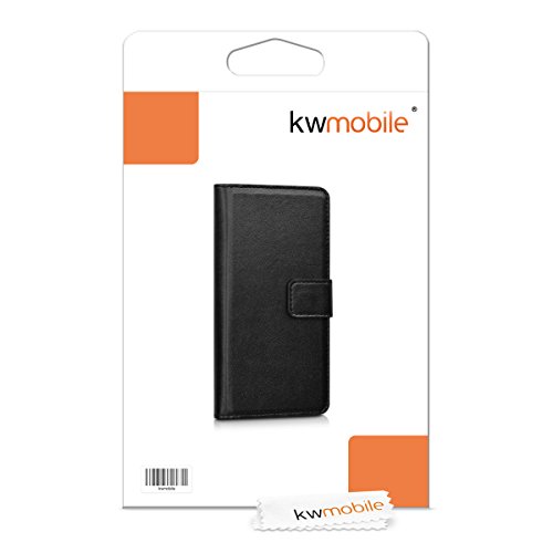kwmobile Funda para bq Aquaris U Plus - Carcasa de Cuero sint tico - Case con Tapa y Tarjetero en Negro reviews kwmobile Funda para bq Aquaris U Plus - Carcasa de Cuero sint tico - Case con Tapa y Tarjetero en Negro