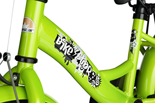 BIKESTAR® Premium Kinderfahrrad für sichere und sorgenfreie Spielfreude ab 4 Jahren ★ 16er Classic Edition ★ Brilliant Grün - 6