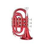 Descendente Bb Major Superficie Vino Cuerno Rojo Instrumentos musicales alegre