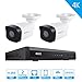 Price comparison product image WGCC 8Ch Poe Cctv System 1080P 4K Nvr With 2Pcs 4Mp Night Vision Bullet Cameras Home Security Camera System
