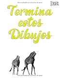  Termina estos dibujos: Diviértete y saca toda la creatividad que llevas dentro-no tiene que destroza este diario solo tienes que acabar este diario o libro de la forma mas creativa que puedas.