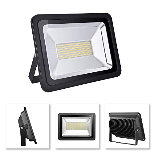 Yuanline Projecteur LED Extérieur 10W 20W 30W 50W 100W 150W 200W 300W 500W Blanc Chaud Floodlight Spot Phare Intérieur et Extérieur Imperméable IP65 pour Jardin Cour Terrasse Square Usine (200W)