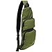Produktbild BKL1® Schulter Umhängetasche oliv Rip Stop Nylon Slingpack EDC Outdoor Sling Bag 1423