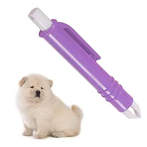 Anti Tick/Lice/Flea/Mite Remover/Picker/Tweezer for Healthy Care of Puppies/Dog/Cat/Kitten (Purple)