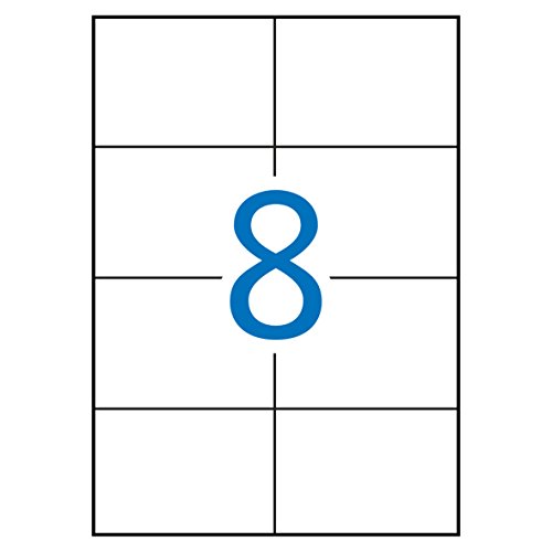 APLI 1279 - Etiquetas blancas imprimibles 105 0 x 74 0 adhesivo permanente 100 hojas APLI 1279 - Etiquetas blancas imprimibles 105 0 x 74 0 adhesivo permanente 100 hojas