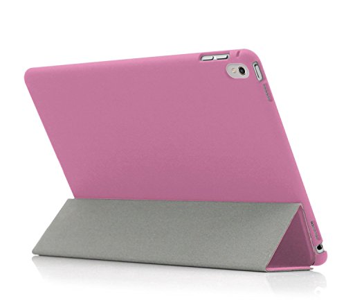KHOMO iPad Pro 9.7 Zoll Hülle Case Rosa Gehäuse mit Doppelten Schutz Ultra Dünn und Leicht, Smart Cover Schutzhülle fur das Neue Apple iPad Pro 9.7 – Dual Pink - 3