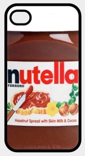 NUTELLA CHOCOLATE SPREAD JAR themed REAR COVER / REAR CASE for Apple iPhone 6, 6 Plus, 5, 5S, 5C, 4, 4S + iPod Touch 5 &amp; 4 + Samsung Galaxy S6, S6 Edge, S5, S5 Mini, S4, S4 Mini, S3, S3 Mini, S2 (select model required from the options in the 'size' menu) A great novelty and functional gift to protect your smartphone phone - a perfect great birthday or Fathers Day present (GALAXY S6)