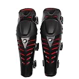 Fastar rodillera de moto - Rodilleras de la motocicleta y del ciclo ,profesional Rodillo protector de la motocicleta de Moto Keno (Rojo)