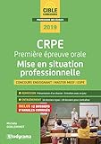 CRPE Première épreuve orale : mise en situation professionnelle