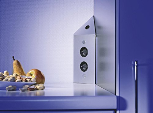 Naber Lumica Mira ES4 Eck- Steckdosenelement / Edelstahl