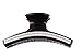 Mytoptrendz® Slim Long Black Hair Claw Clip Jaw Clip Clamp Embellished Square Detail Hair Up do Accessories