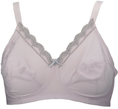 Royce Sadie Pink Cotton Rich Non-Wired Support Bra 34FF